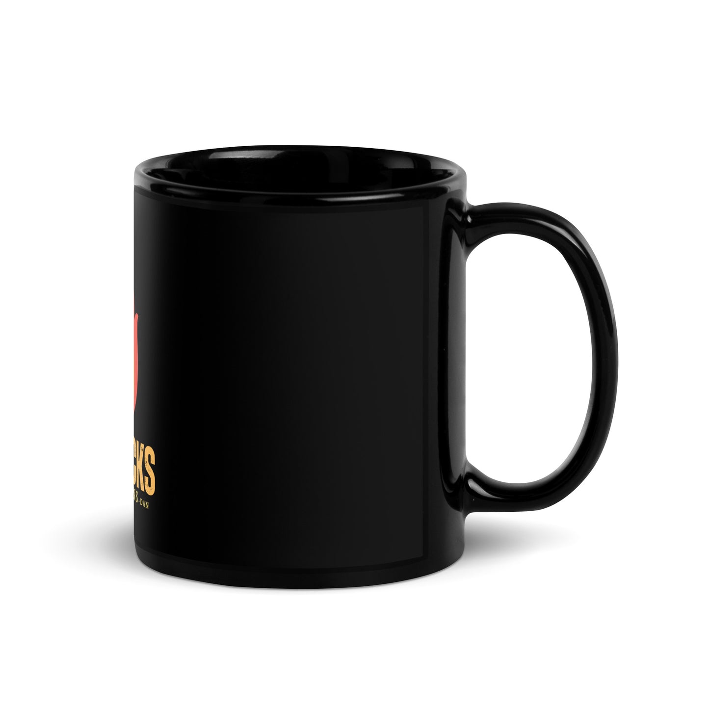 Buybacks and Burns Black Glossy Mug