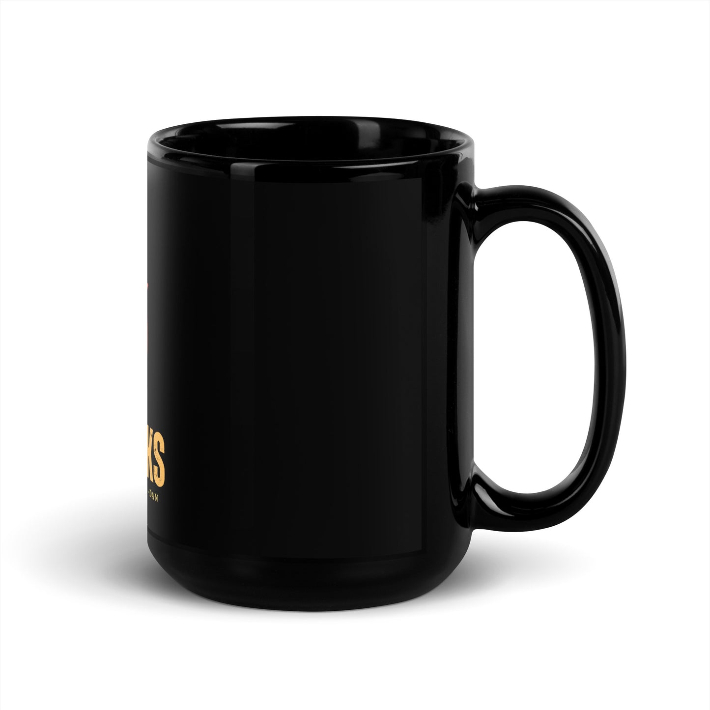 Buybacks and Burns Black Glossy Mug