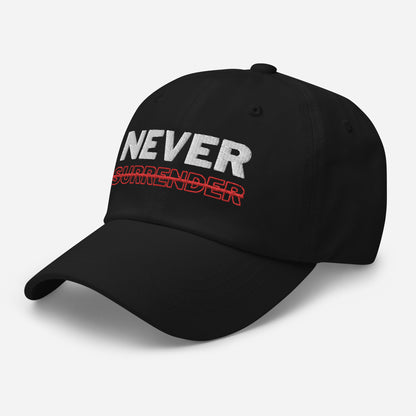 Never Surrender Dad hat