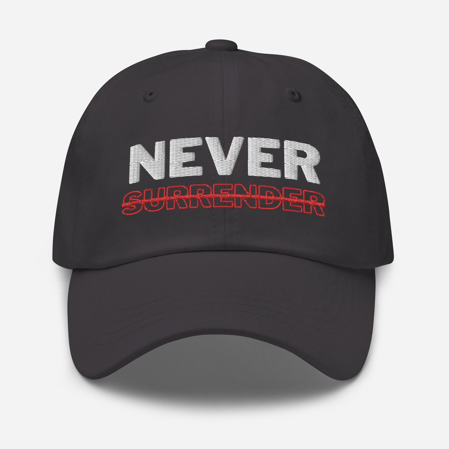 Never Surrender Dad hat