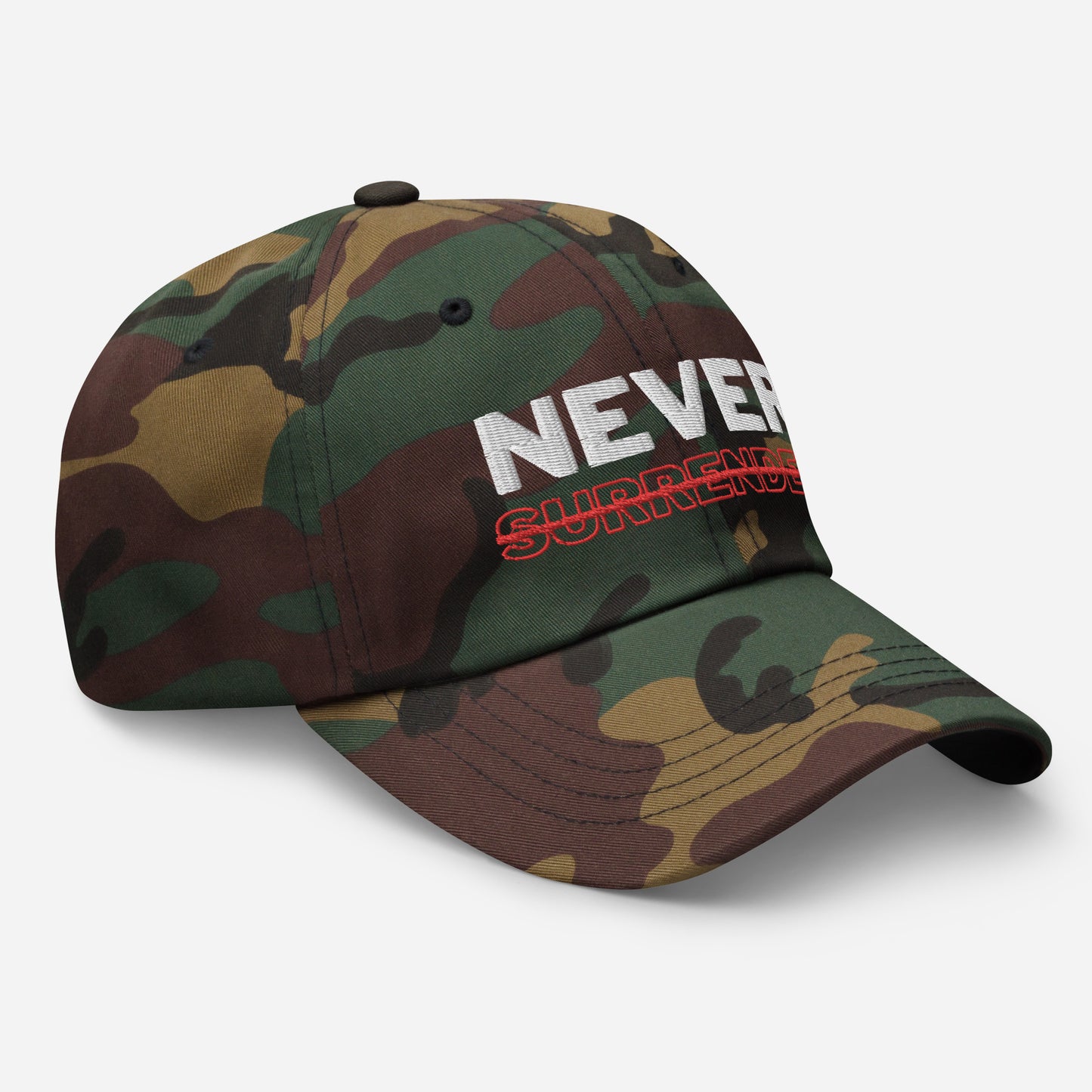 Never Surrender Dad hat