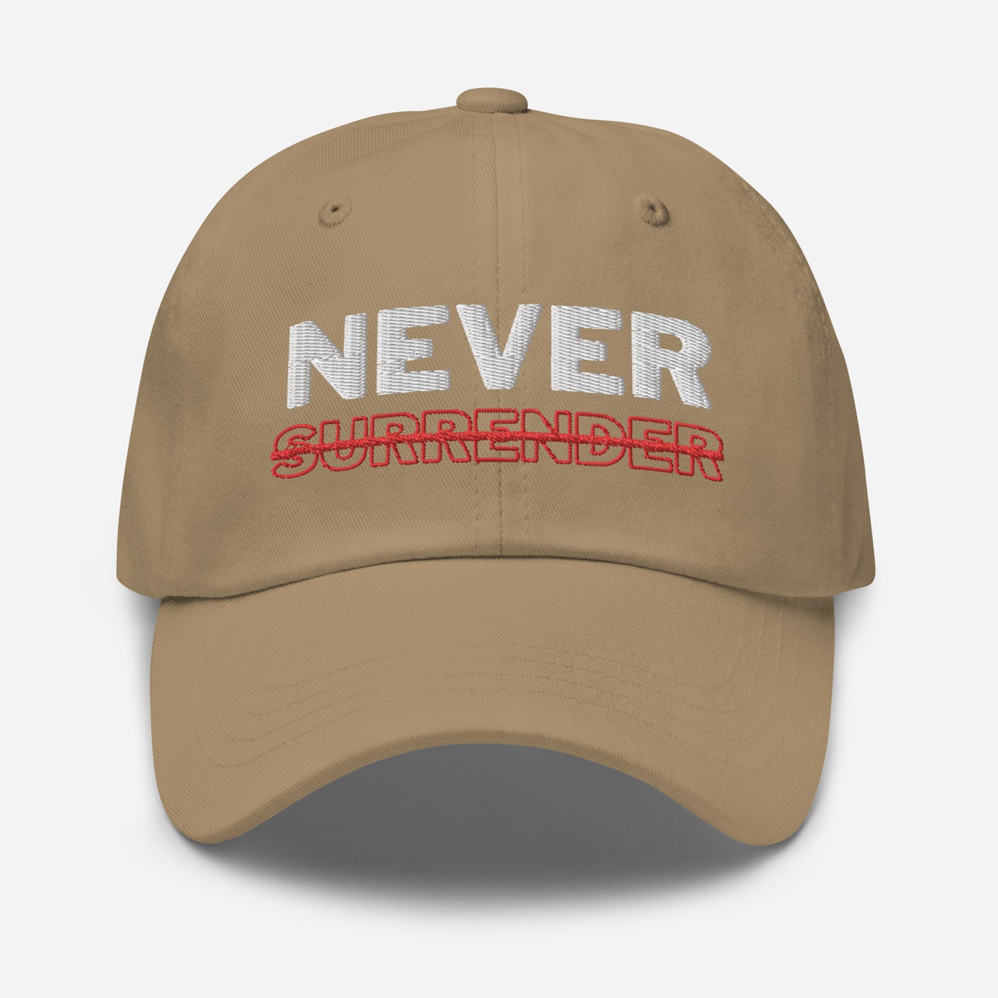 Never Surrender Dad hat