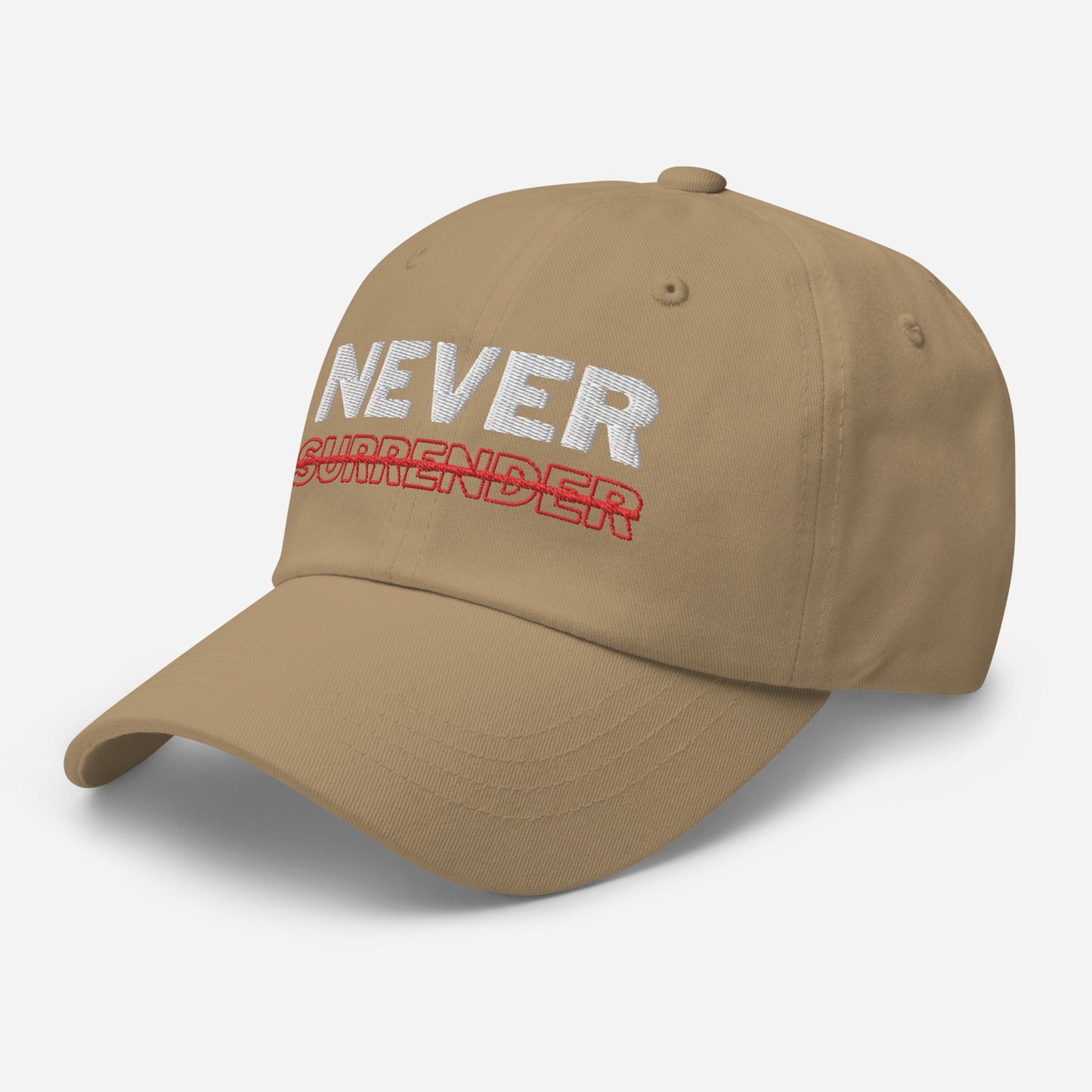 Never Surrender Dad hat