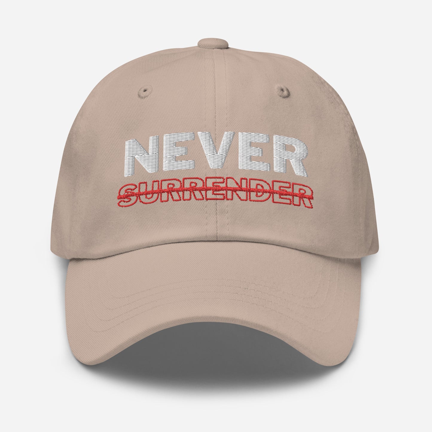 Never Surrender Dad hat