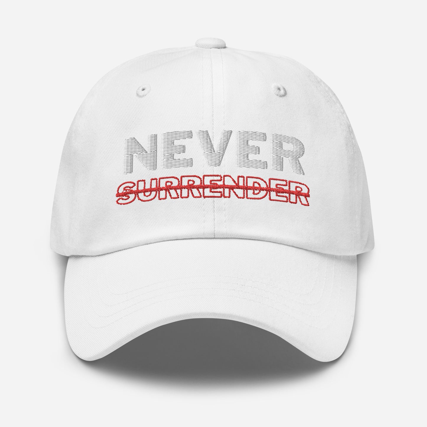 Never Surrender Dad hat