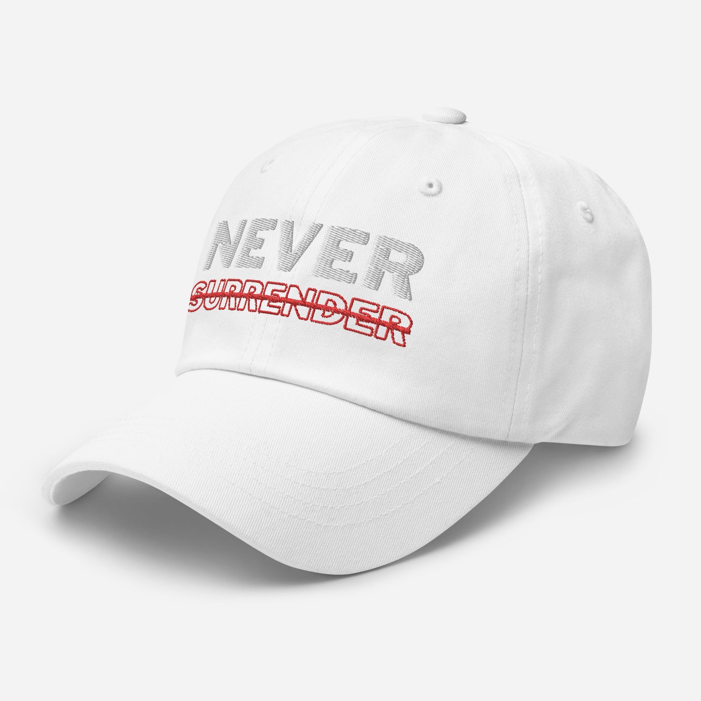 Never Surrender Dad hat