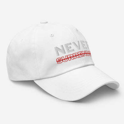 Never Surrender Dad hat