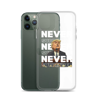 Never Surrender Clear Case for iPhone®