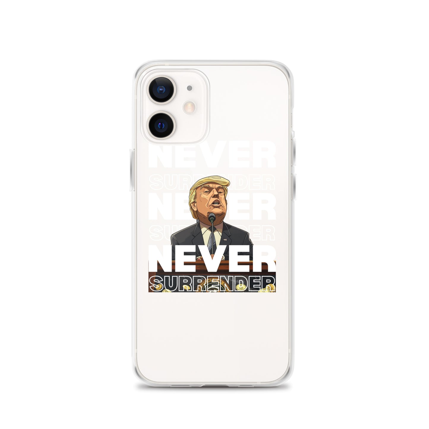 Never Surrender Clear Case for iPhone®