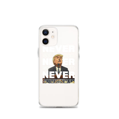 Never Surrender Clear Case for iPhone®