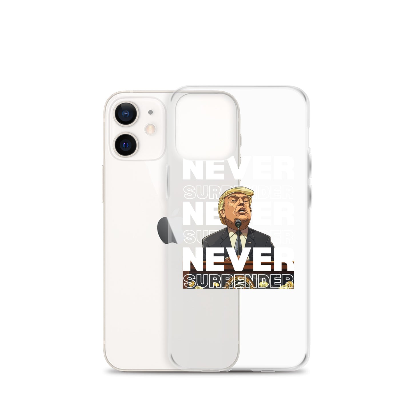 Never Surrender Clear Case for iPhone®