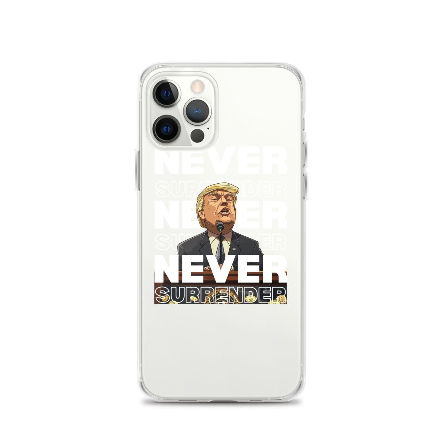 Never Surrender Clear Case for iPhone®