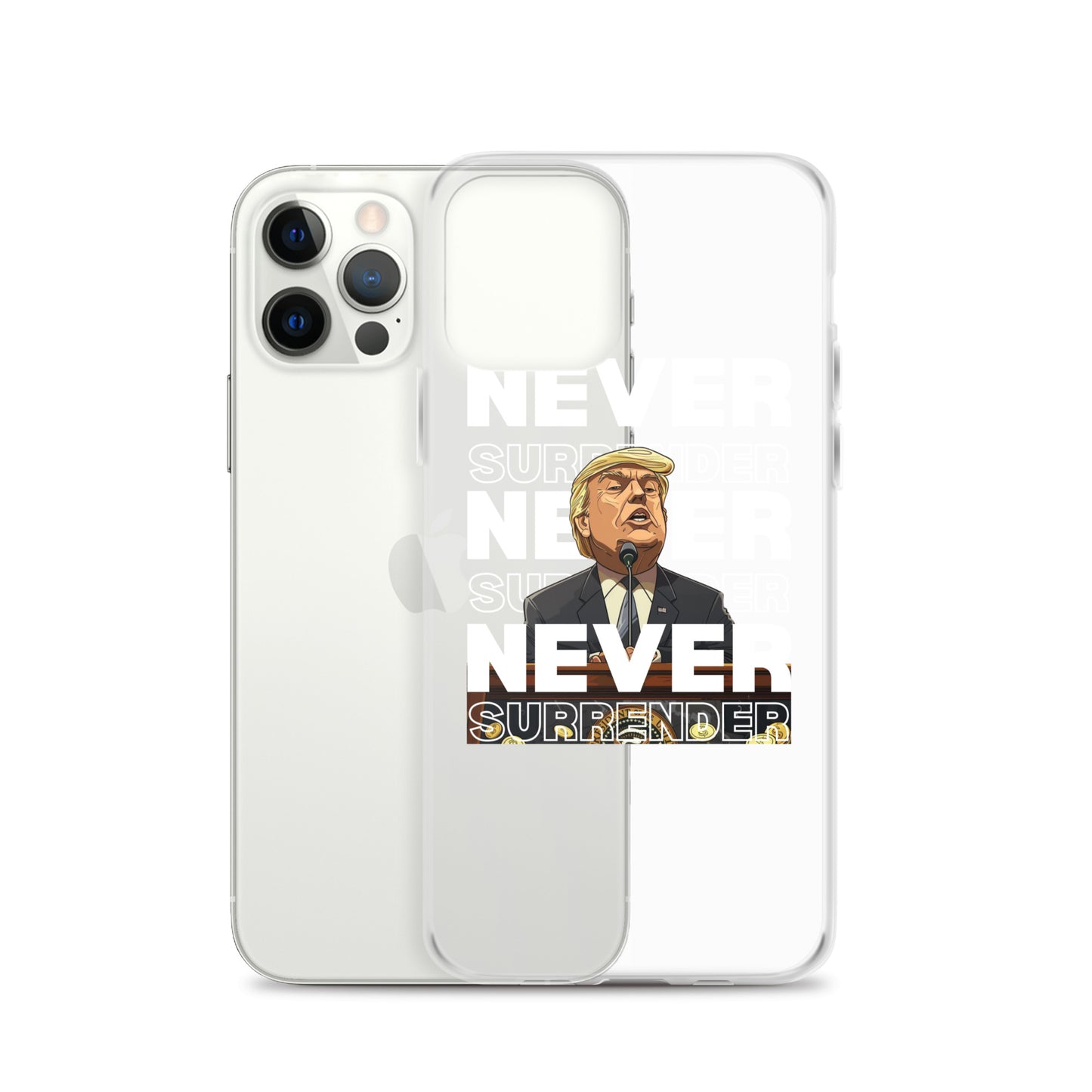 Never Surrender Clear Case for iPhone®