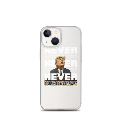 Never Surrender Clear Case for iPhone®