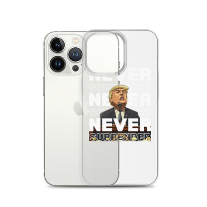 Never Surrender Clear Case for iPhone®