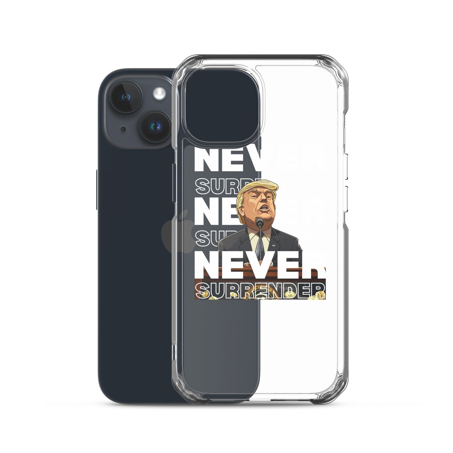 Never Surrender Clear Case for iPhone®