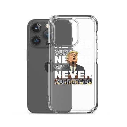 Never Surrender Clear Case for iPhone®