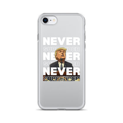 Never Surrender Clear Case for iPhone®