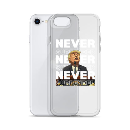 Never Surrender Clear Case for iPhone®