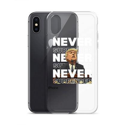 Never Surrender Clear Case for iPhone®