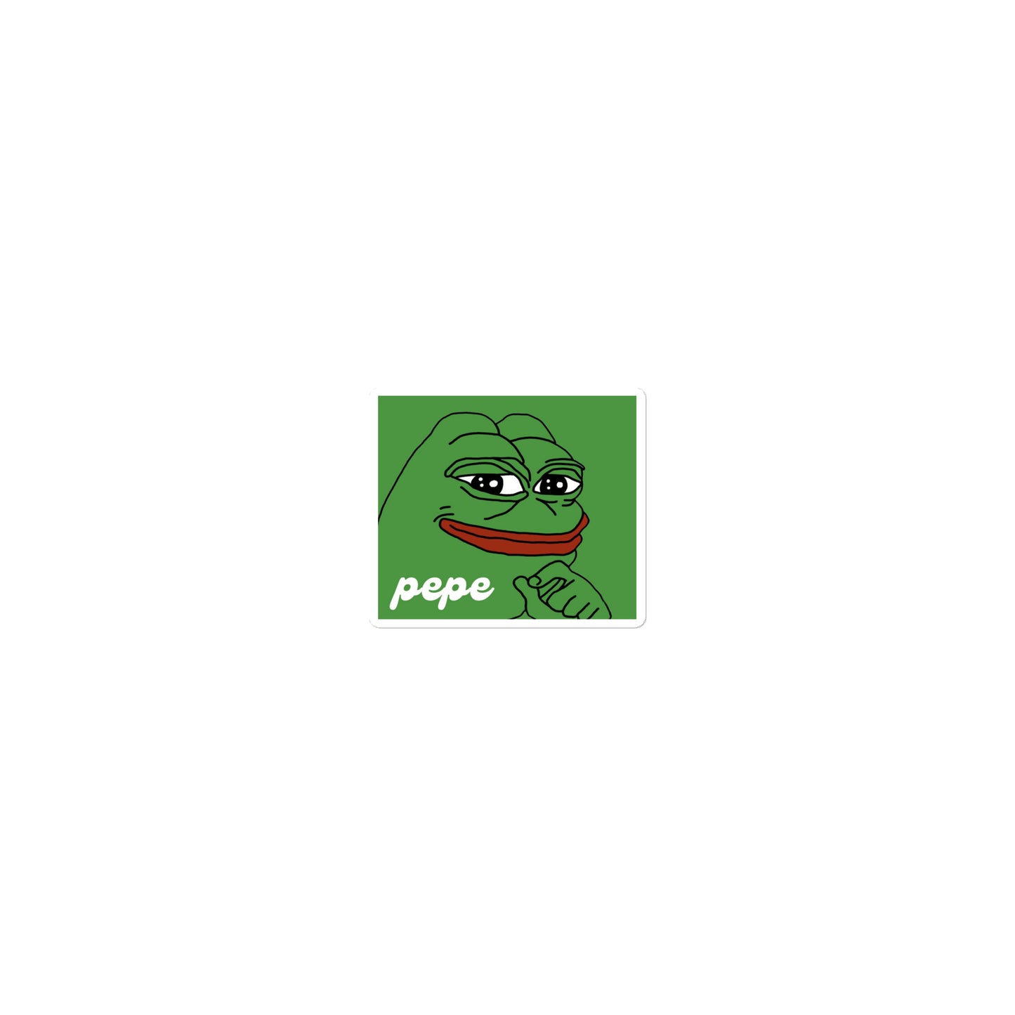 Pepe the Frog Bubble-free stickers