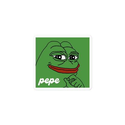 Pepe the Frog Bubble-free stickers