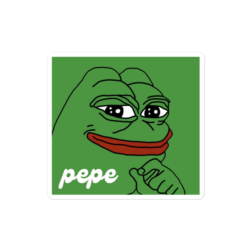 Pepe the Frog Bubble-free stickers