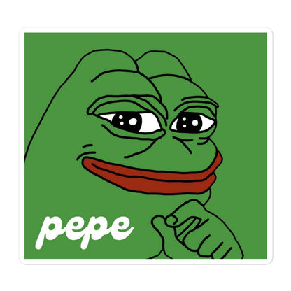 Pepe the Frog Bubble-free stickers