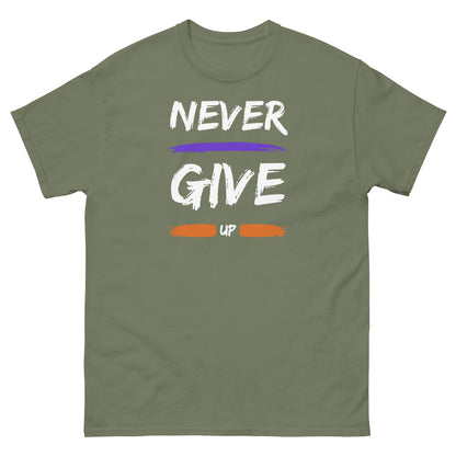 Never Give Up Men's classic tee