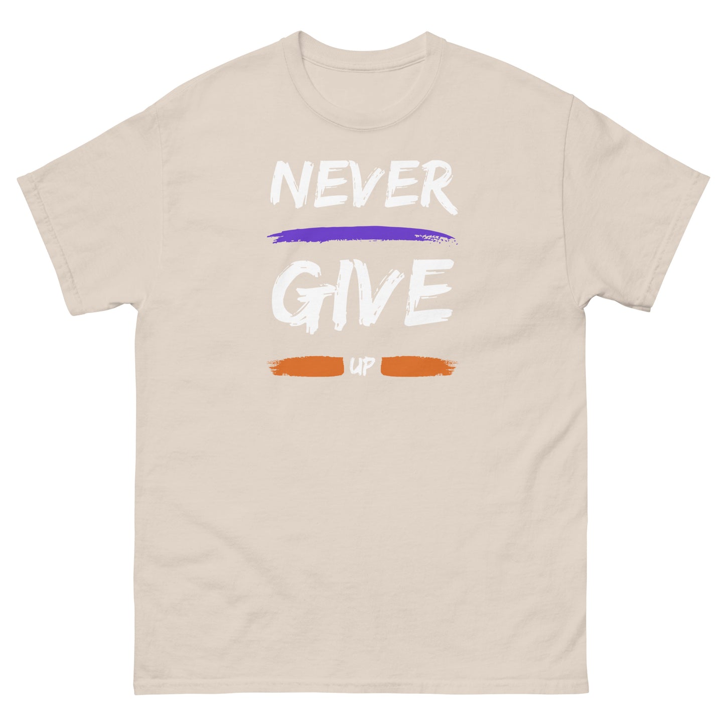 Never Give Up Men's classic tee