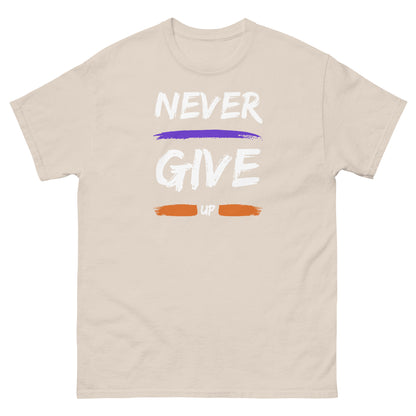 Never Give Up Men's classic tee