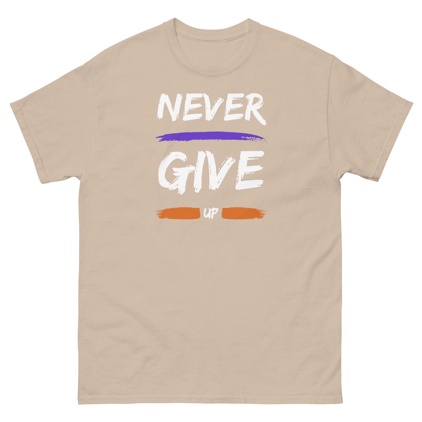 Never Give Up Men's classic tee