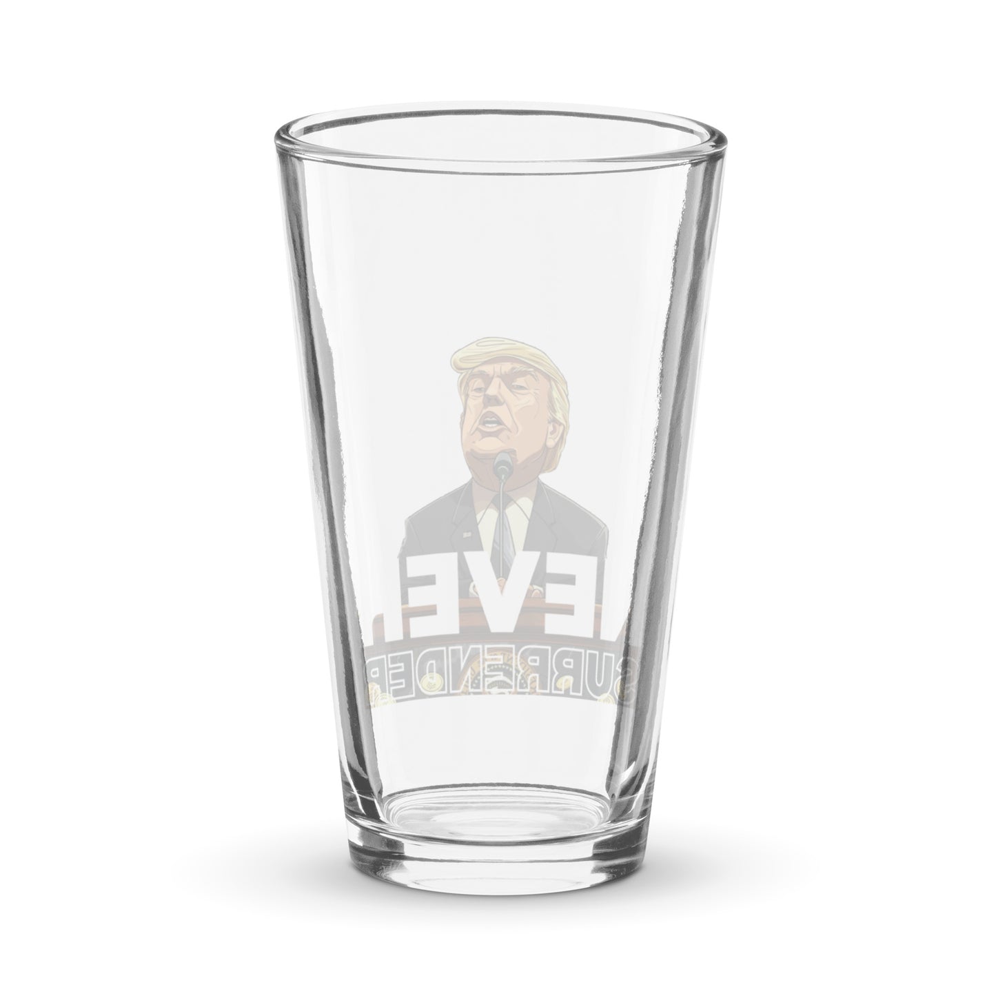 Never Surrender Shaker pint glass