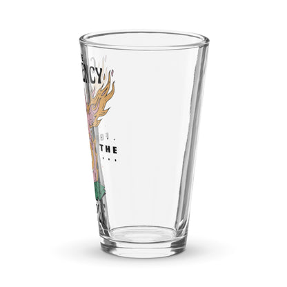 Bitcoin Phoenix Shaker pint glass