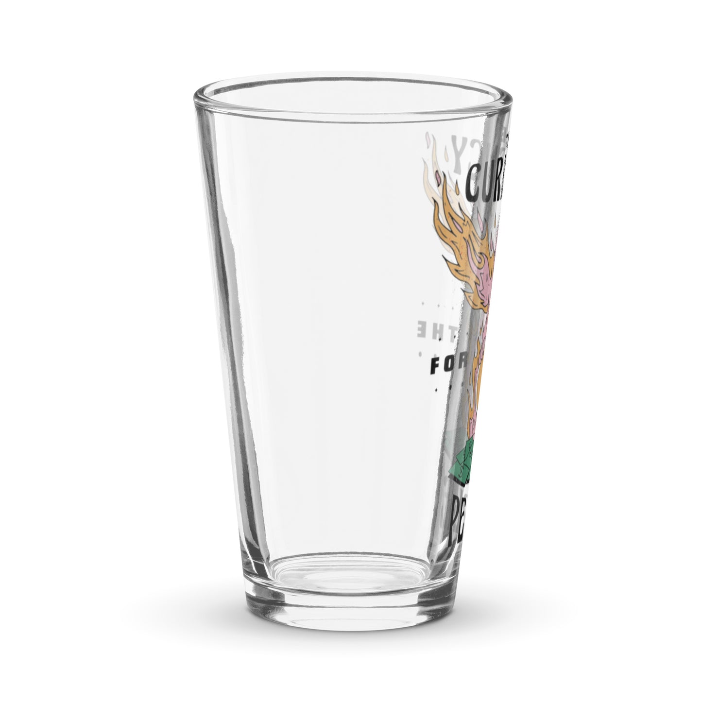 Bitcoin Phoenix Shaker pint glass